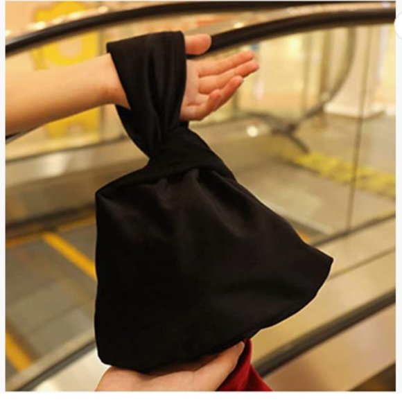 Velvet Knot Wrist Bag - Picture 2 of 3